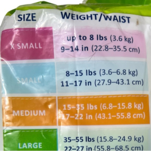 NWT 2 Top Paw Washable Male Wrap Cover-Ups and 28 Disposable Wraps Size Medium - Picture 14 of 16